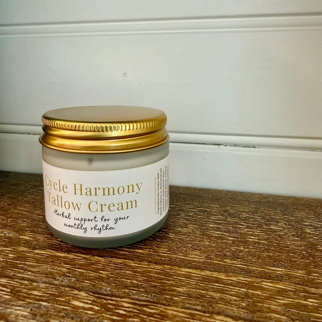 Cycle Harmony Tallow Cream – Herbal Support for Your Monthly Rhythm